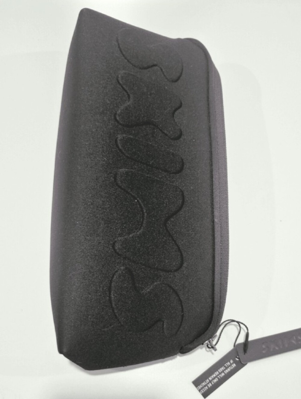 SKIMS New Black Neoprene Clutch Case Zippered Pouch
